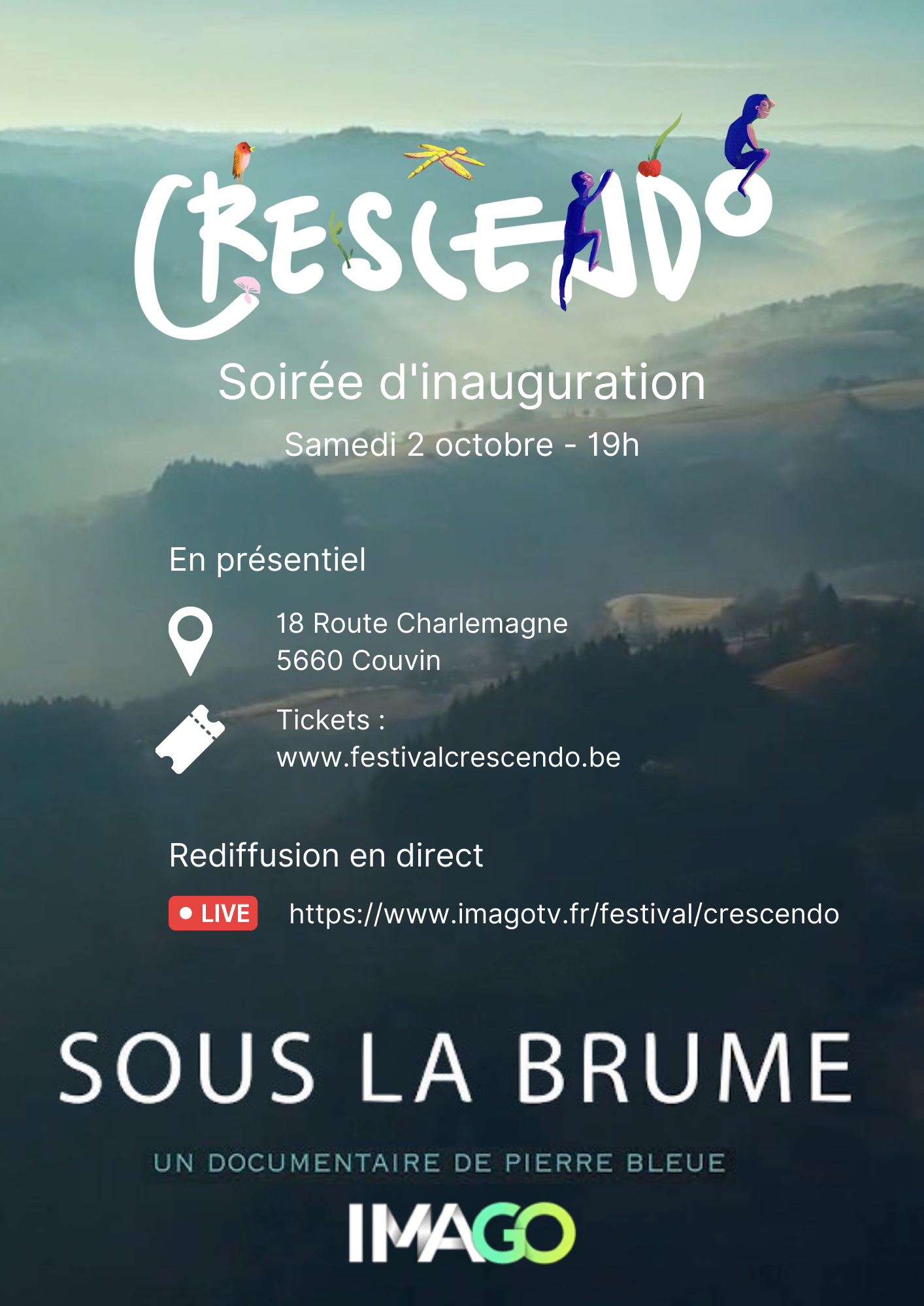 Soirée d'inauguration Sous la Brume